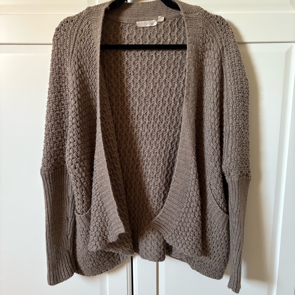 Cozy Brown Knit Women's Sweater